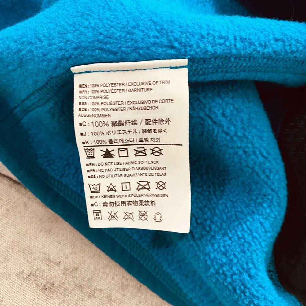 Arcteryx Womens Covert Cardigan Size L Polartec Fleece Full Zip Midweight Blue - Picture 10 of 12